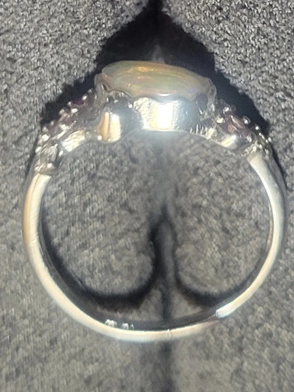 Sterling Silver Ethiopian Opal Ring - Adjustable